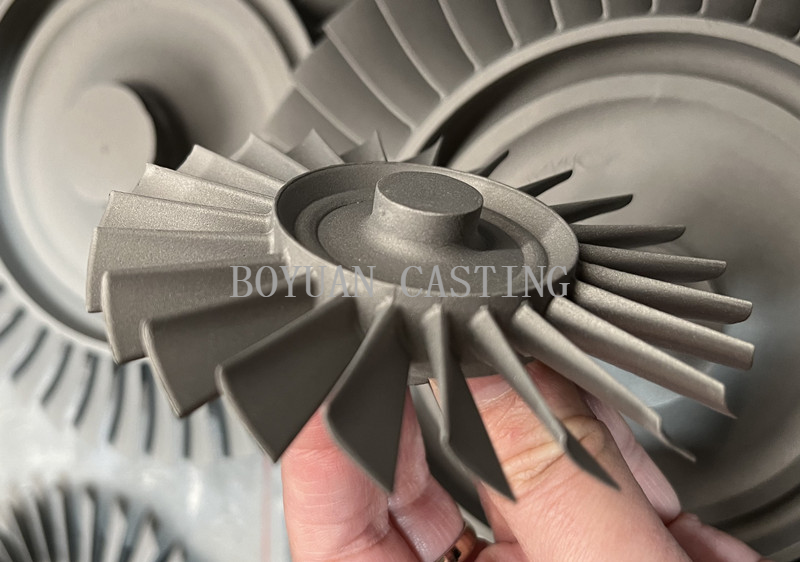 Rc jet engine parts- superalloy turbine wheel